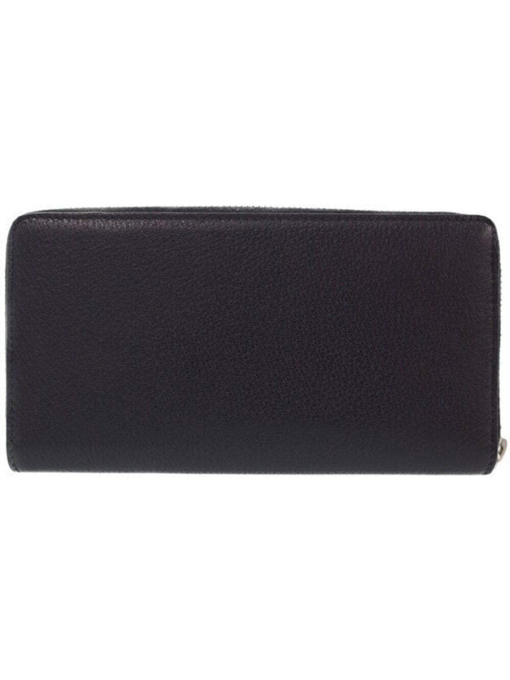 Gucci Zipper Long Web Wallet Round Black